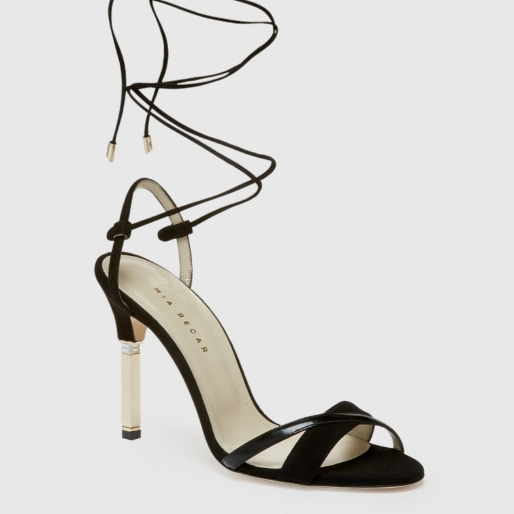 Mia Becar Lace Up Heels Size 39.5